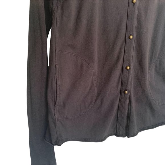 Gimmick By BKE Ombre Floral Embroidered Button Up - Picture 6 of 8